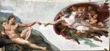 Michelangelo - Creazione di Adao