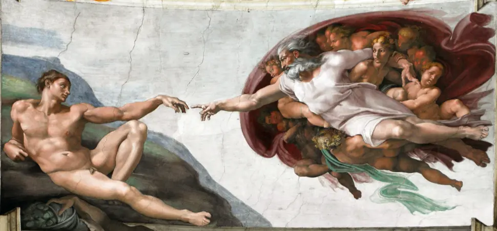 Michelangelo - Creazione di Adao