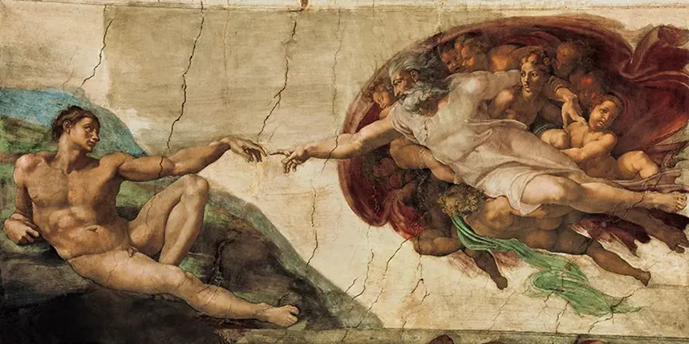 Michelangelo Buonarroti - La creazione di Adamo